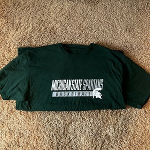 Men’s shirt sleeve Michigan State Basketball T size 2XL